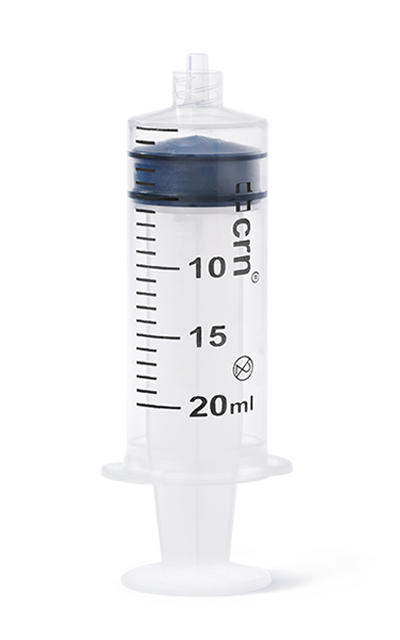 siringa sterile monouso da 20 ml. Canè