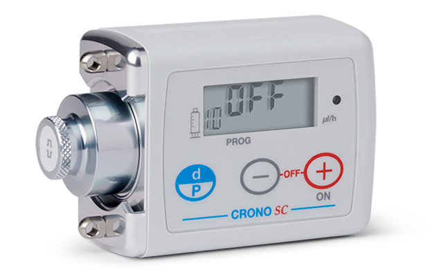 Pulmonell arteriell hypertension infusionspumpbehandling, Crono SC.